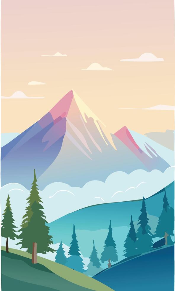 a modern art style vector