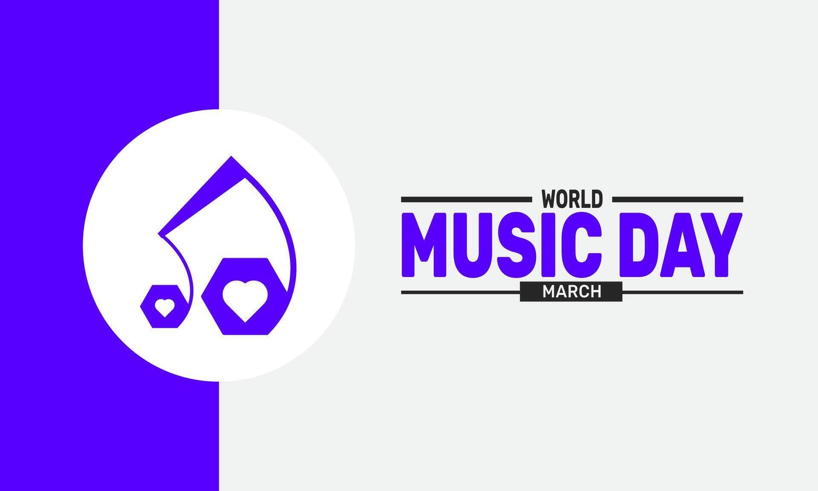 Celebrate the global rhythm of World Music Day with diverse instruments and melodies uniting cultures. A perfect visual for music festivals, events, or artistic expressions of sound. vector