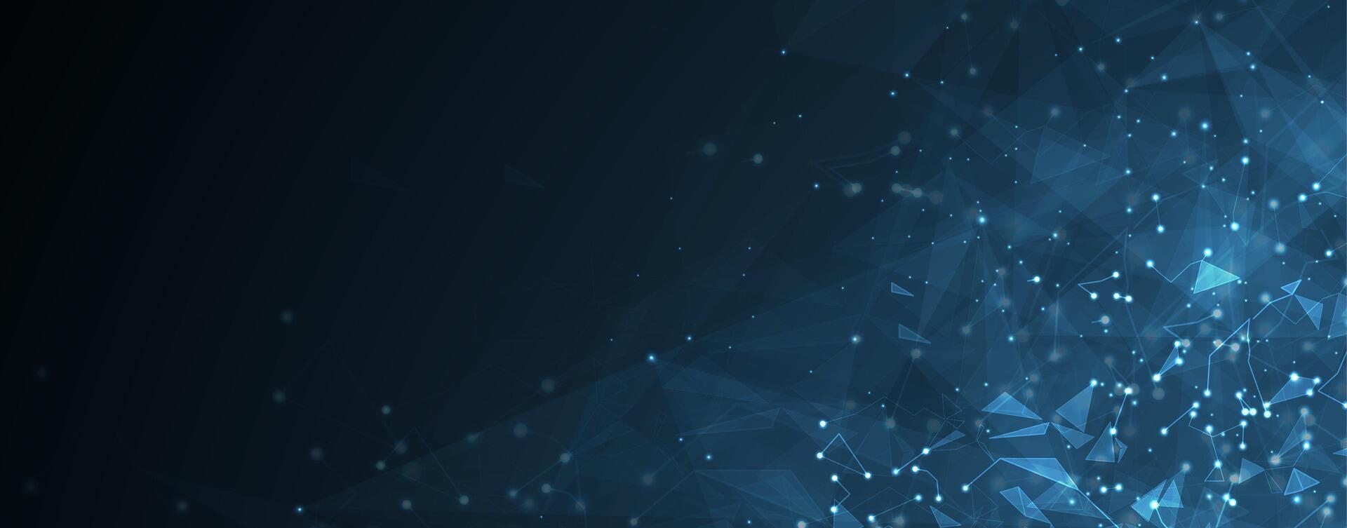 Infinite possibilities within virtual frameworks, technology background vector