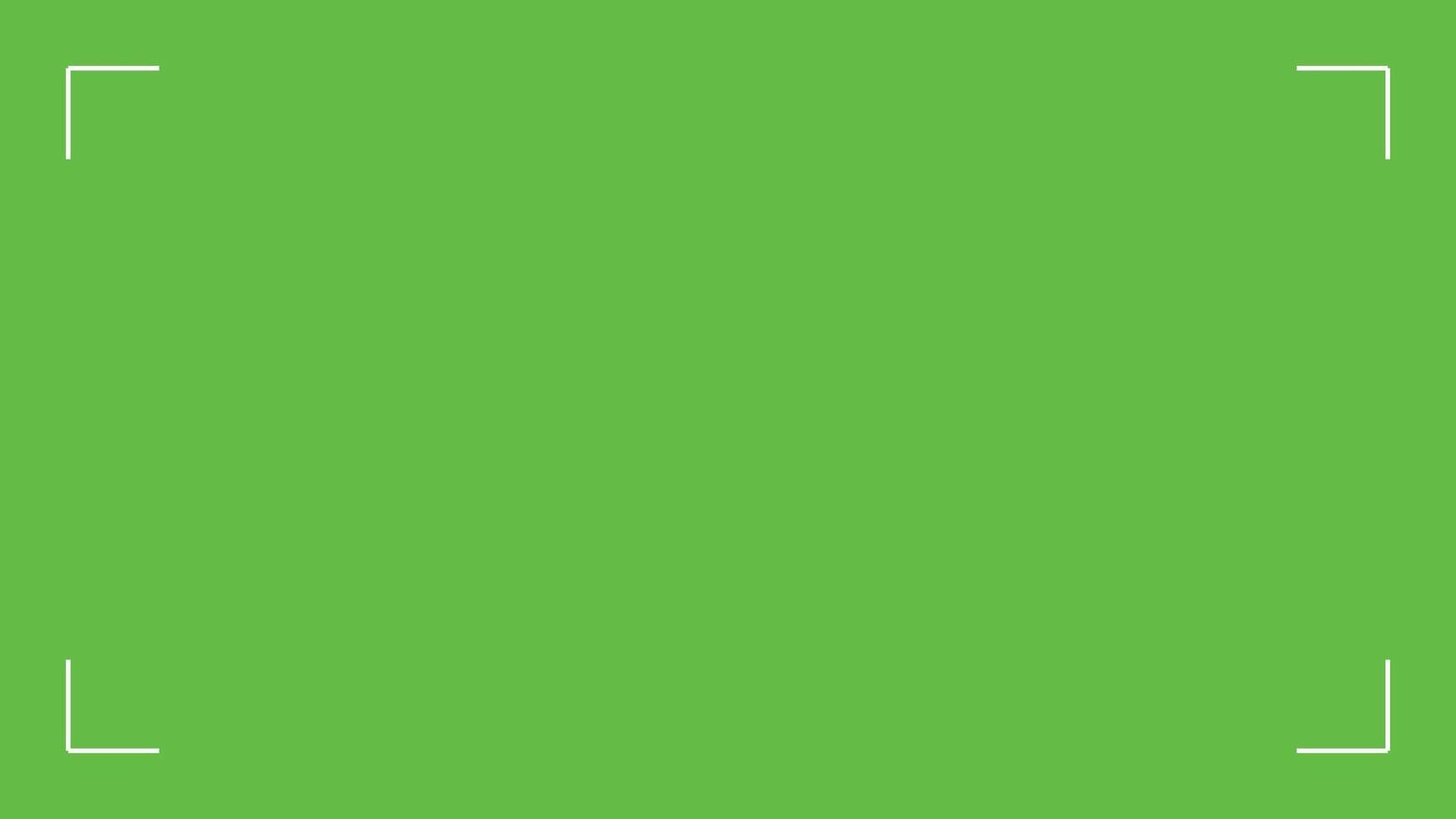 Green Screen with Corner Tracking Markers vector