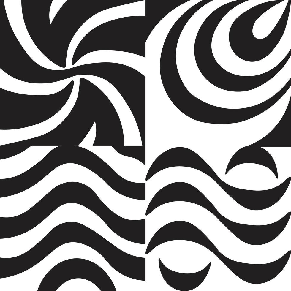 small set of illusion ornaments with vortex vector