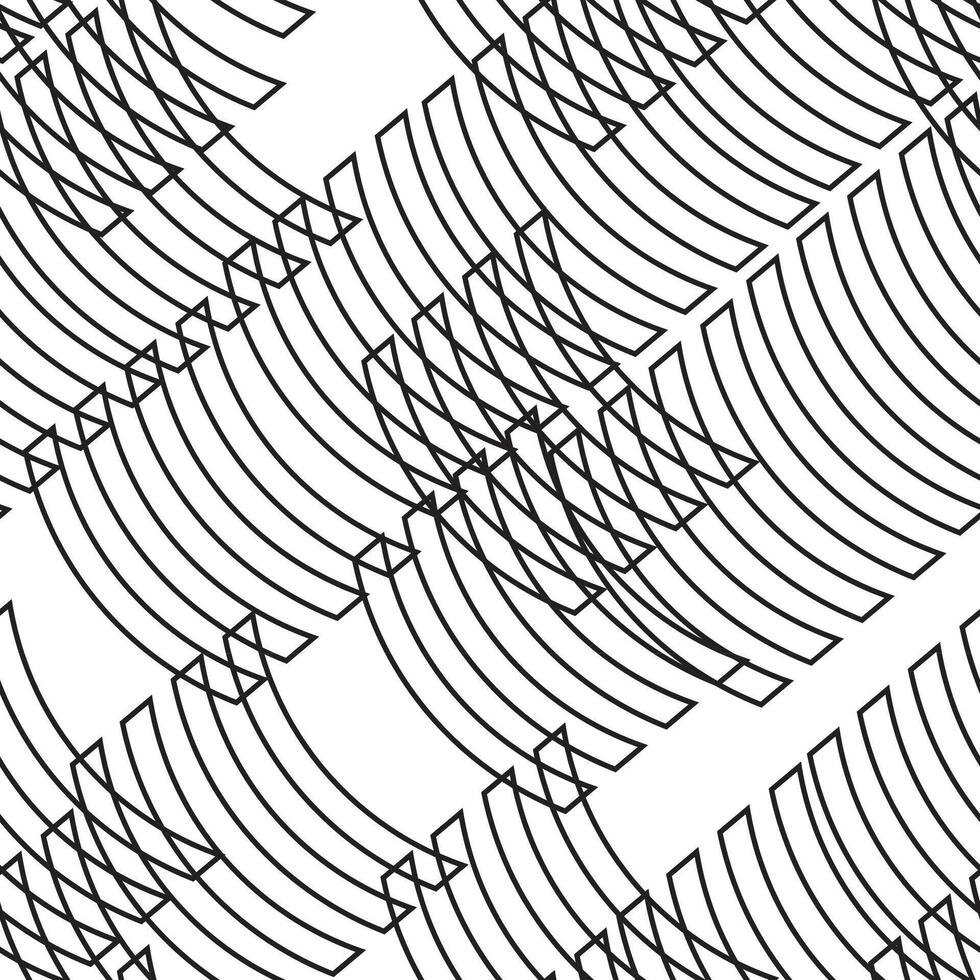 seamless pattern with abstract geometric repeated shapes vector