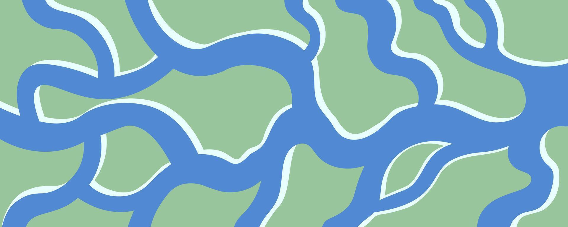 abstract background with river vector