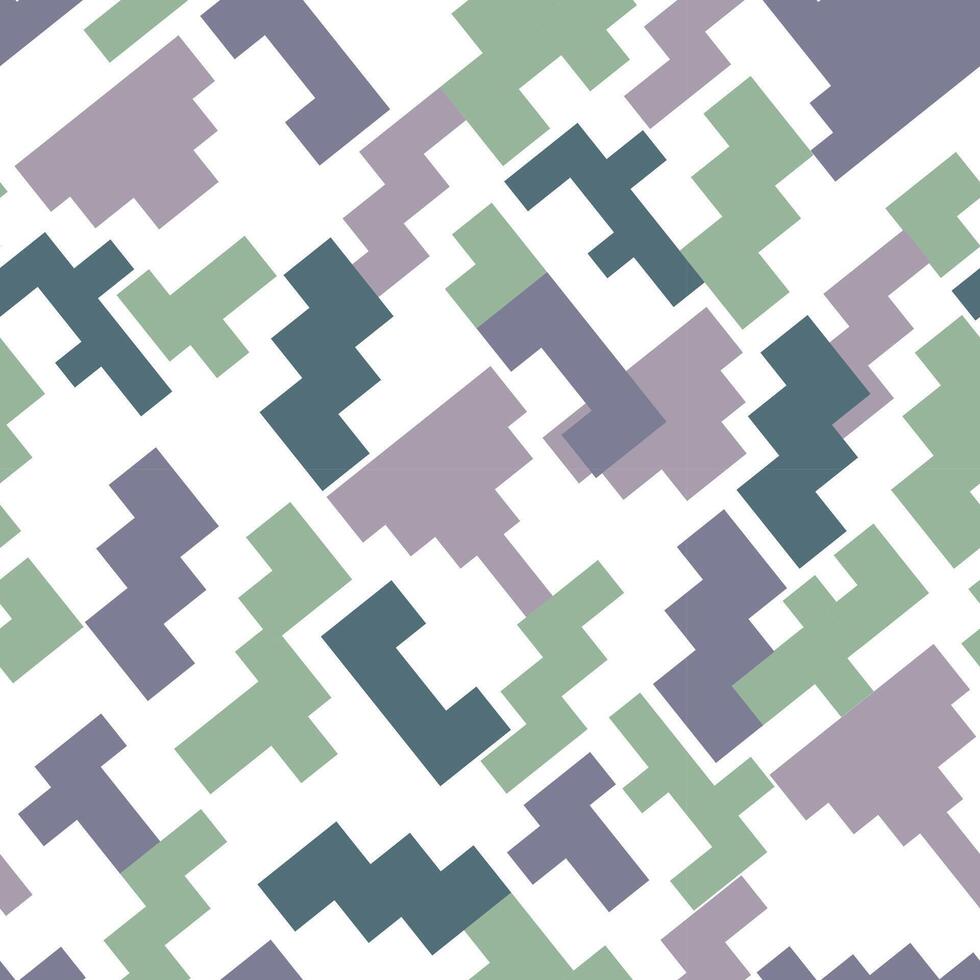 seamless pattern with abstract pixels vector
