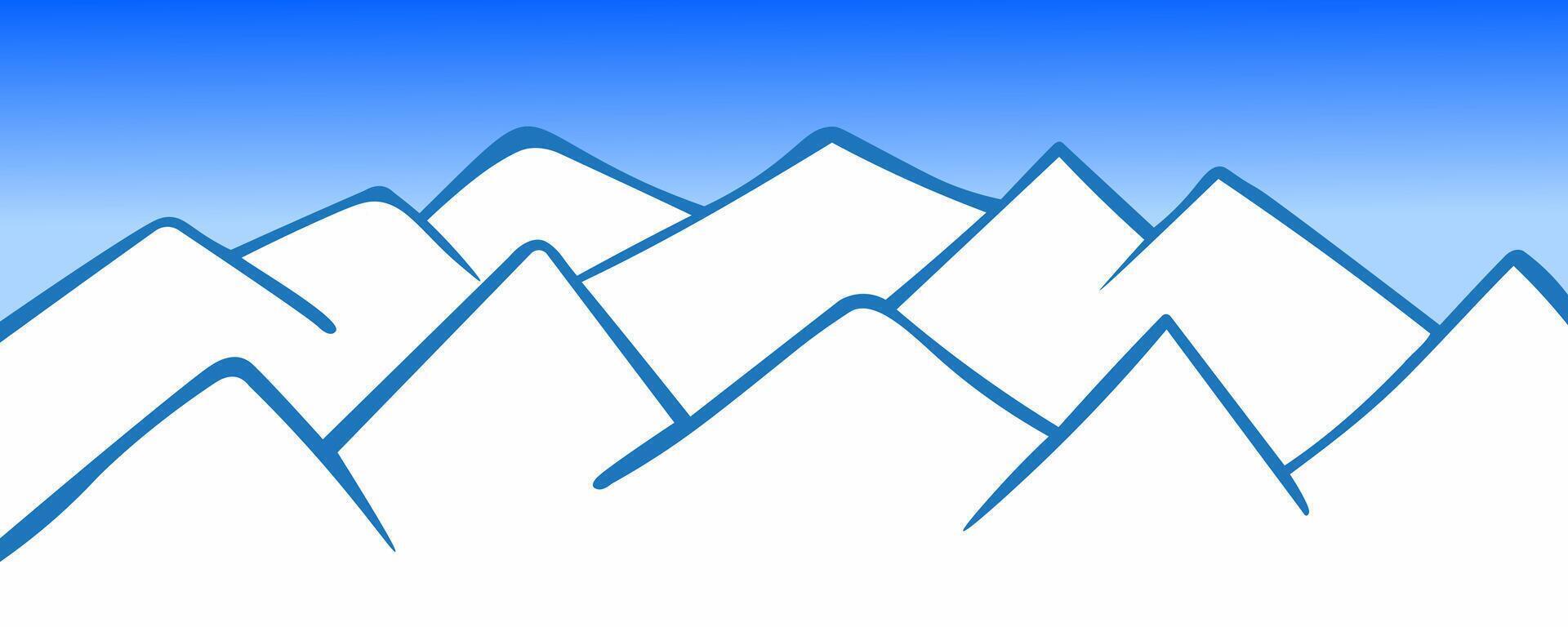 white ice horizontal background vector