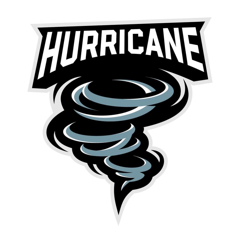 HURRICANE TORNADO LOGO DESIGN TEMPLATE vector