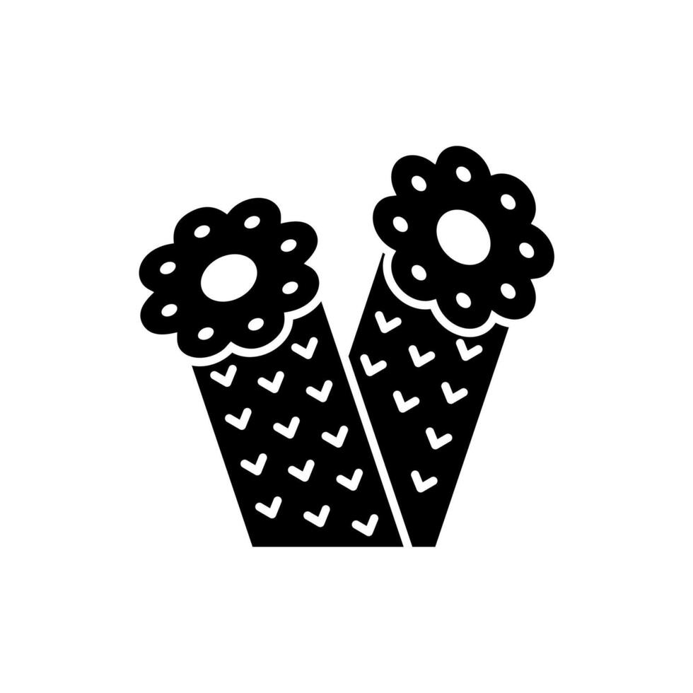 Cactus Desert Plant Icon vector