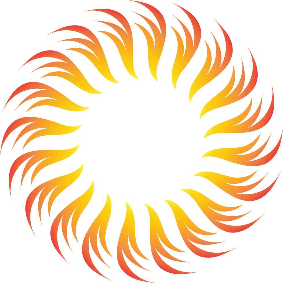 sun symbol illustration vector
