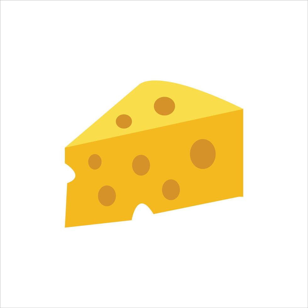 Cheese Flat Icon vector