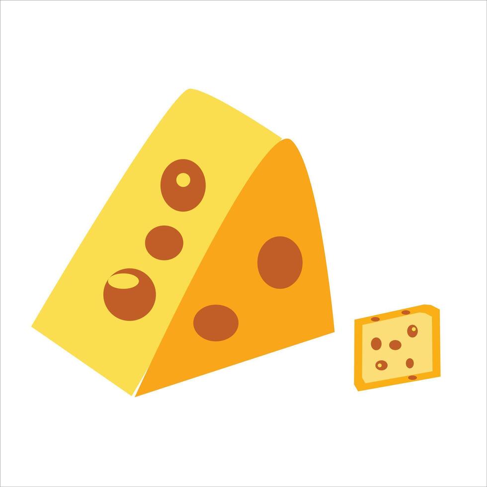 cheese illustration icon vector