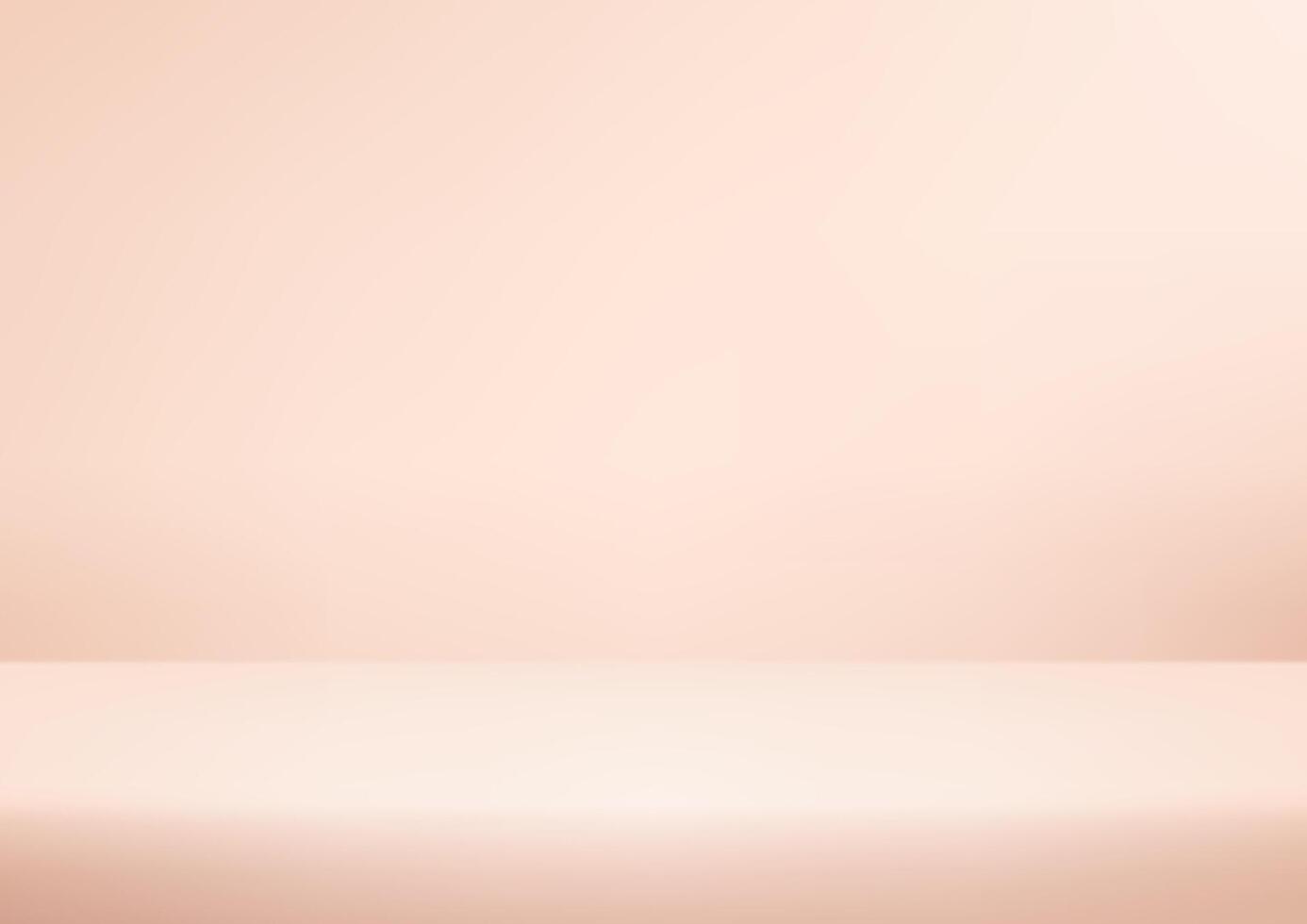 Empty pink studio background. Empty Room Studio with table. Space for selling products, backdrop, wallpaper, background, text. Gradient table. illustration. vector