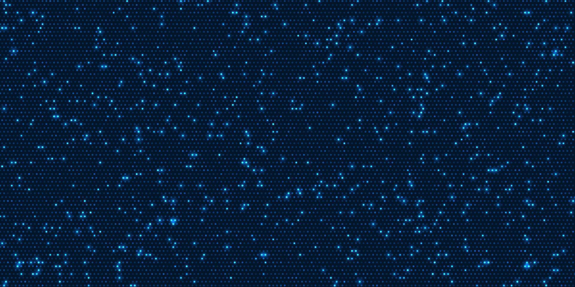 Tech background with pixel dots design vector