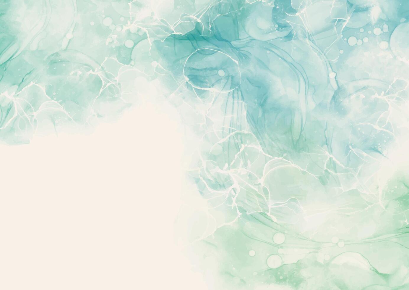 elegant pastel coloured hand painted alcohol ink background vector