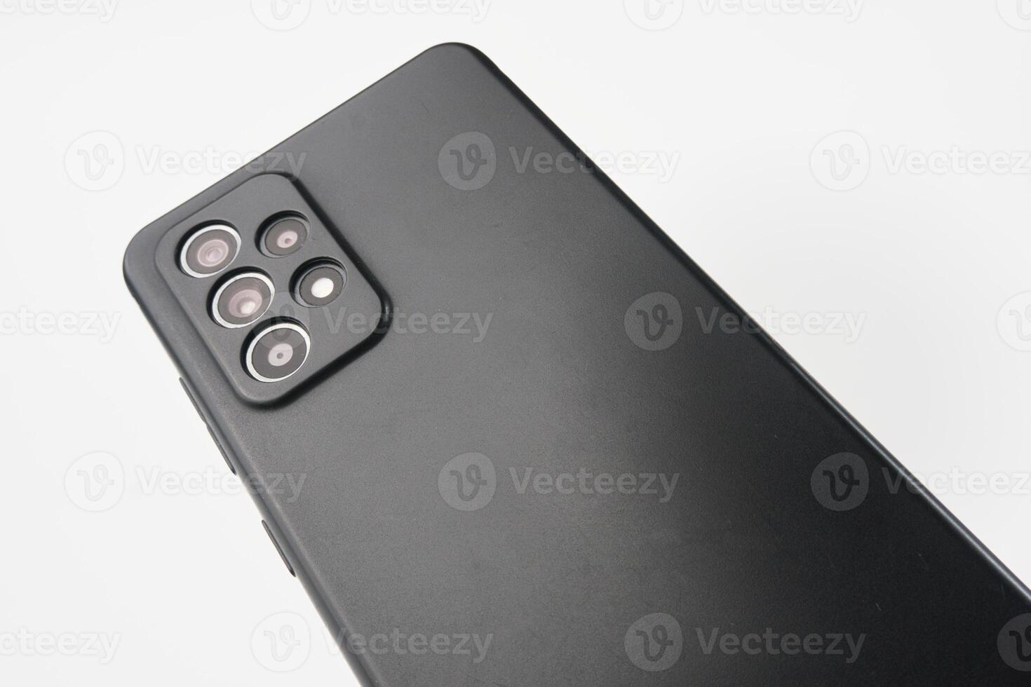 Modern Smartphone Back Highlighting Triple Camera Module photo