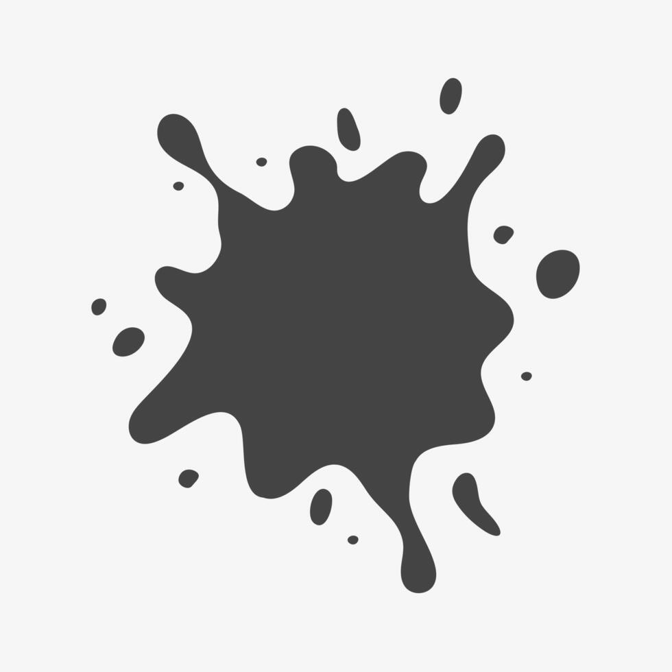 blot splash isolated on white vector