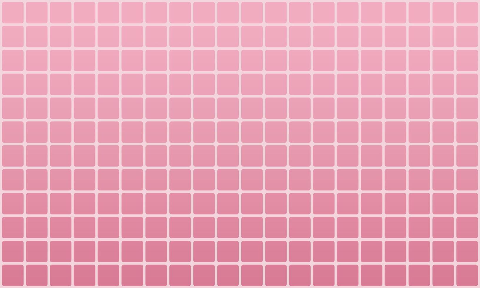 Pink ceramic tile background. Square mosaic pattern for home interior vector