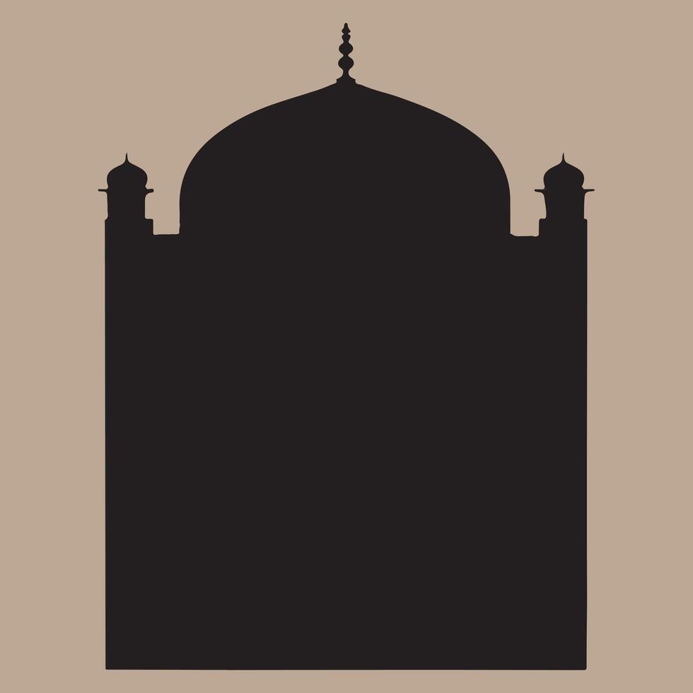 Islamic Window Design Templates in Format vector