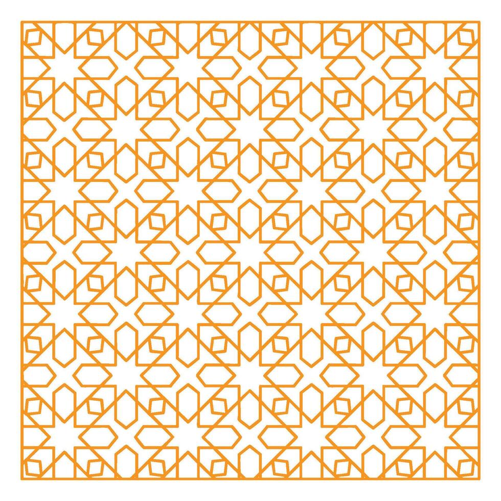 Islamic Pattern GOld vector