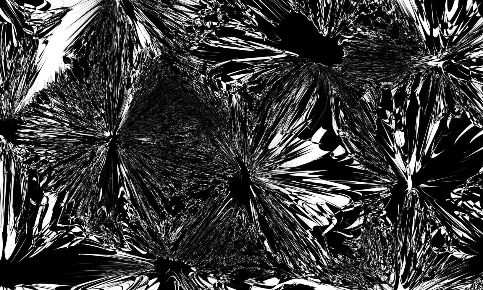 Paint black splash brush stroke. distressed grainy texture. vector