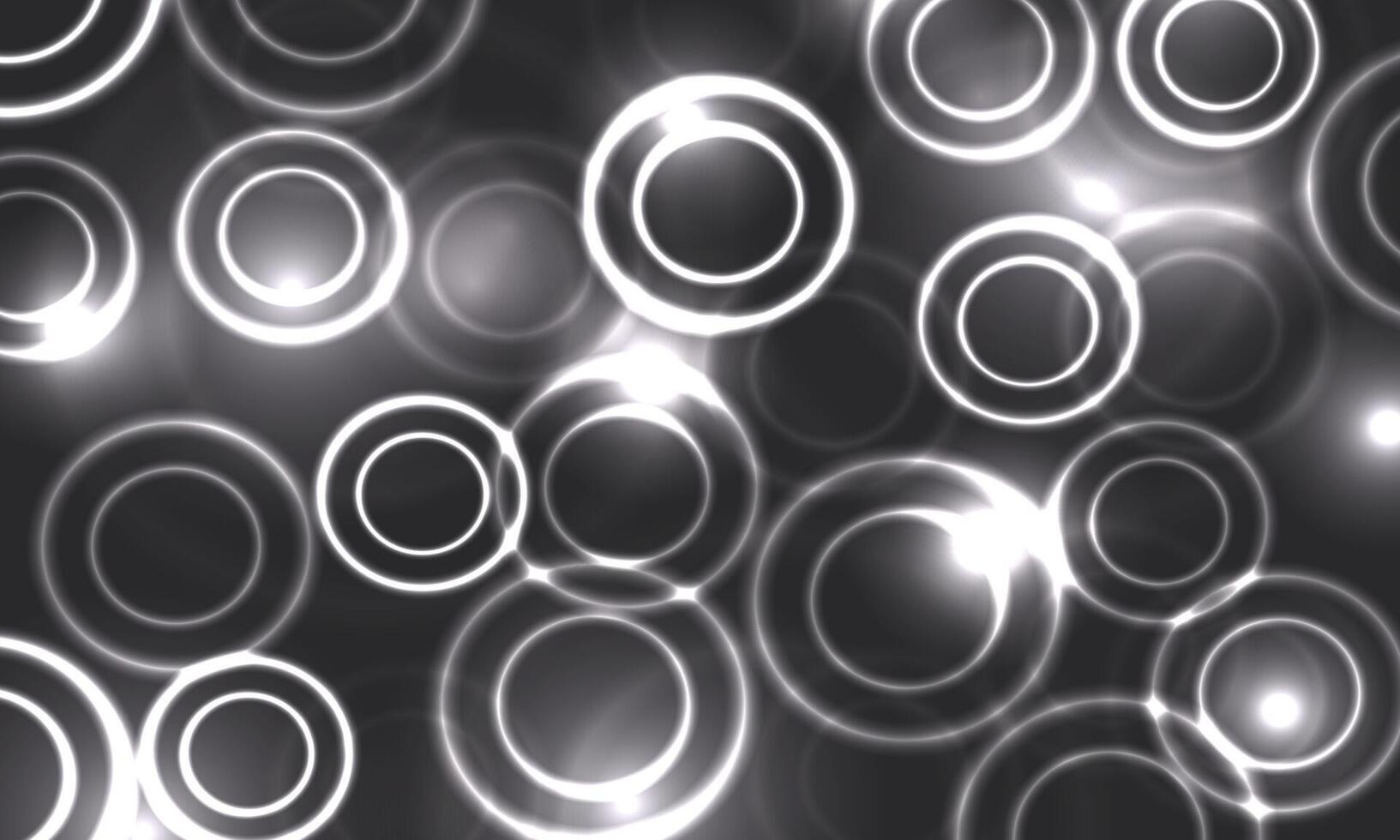 abstract circle pattern. glowing circle on dark background. vector
