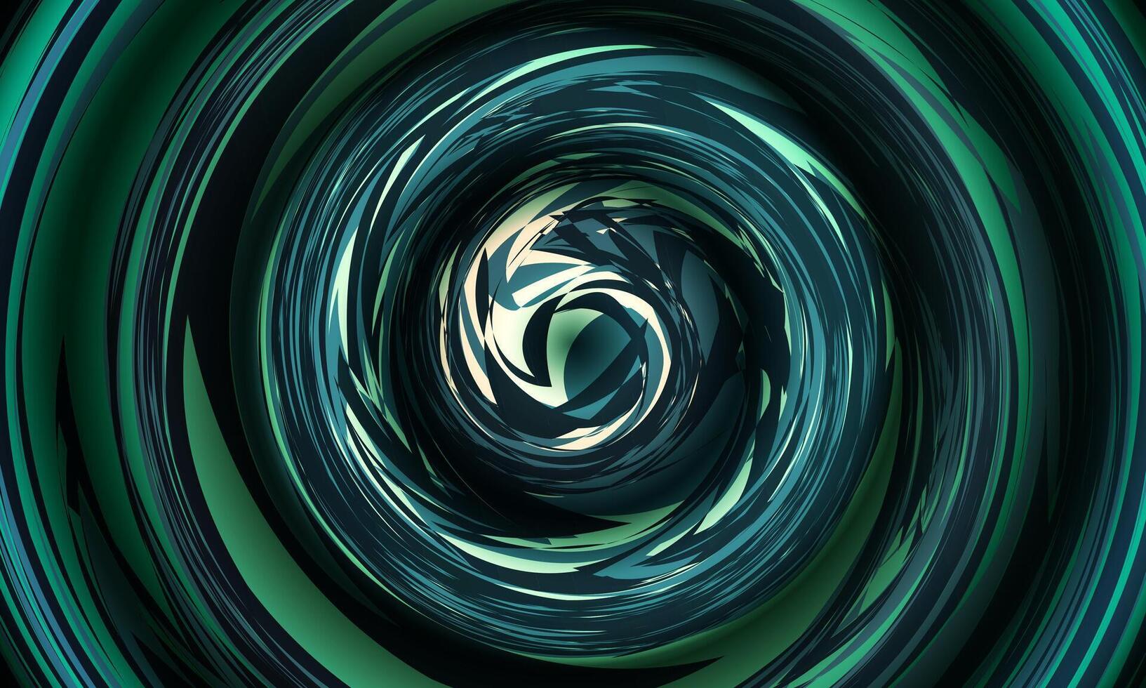 Colorful blue swirling cyclone background with space. spiral curve motion. twist space. vector