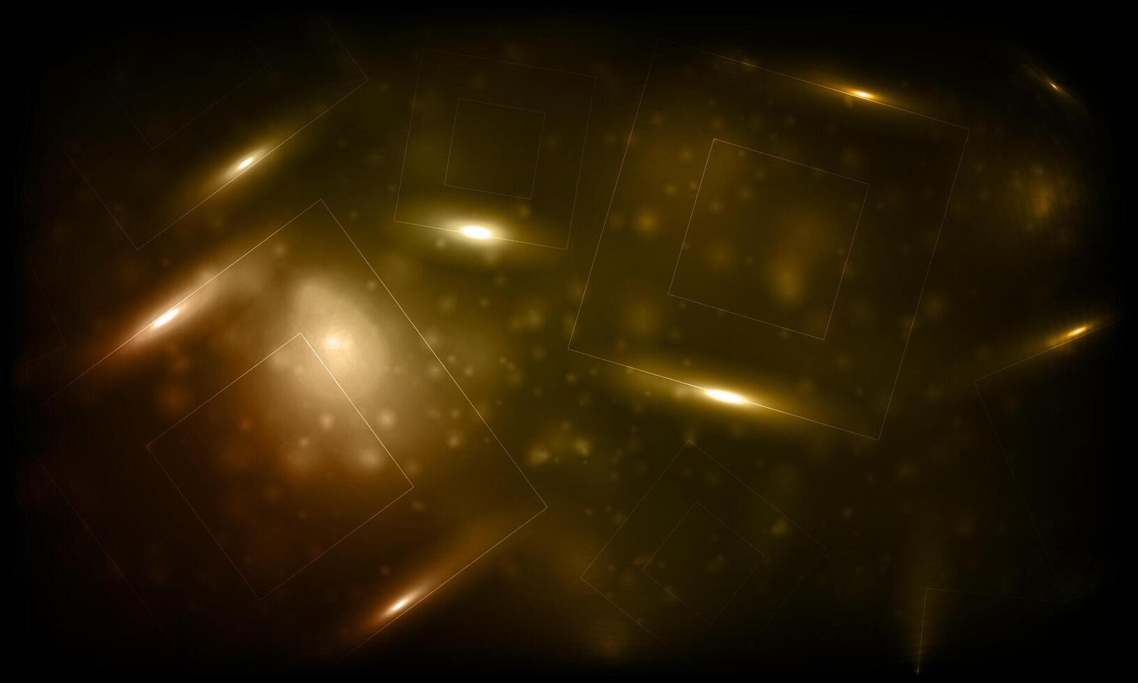 Lines in the shape of soft light sparkle on dark background. shiny light. vector