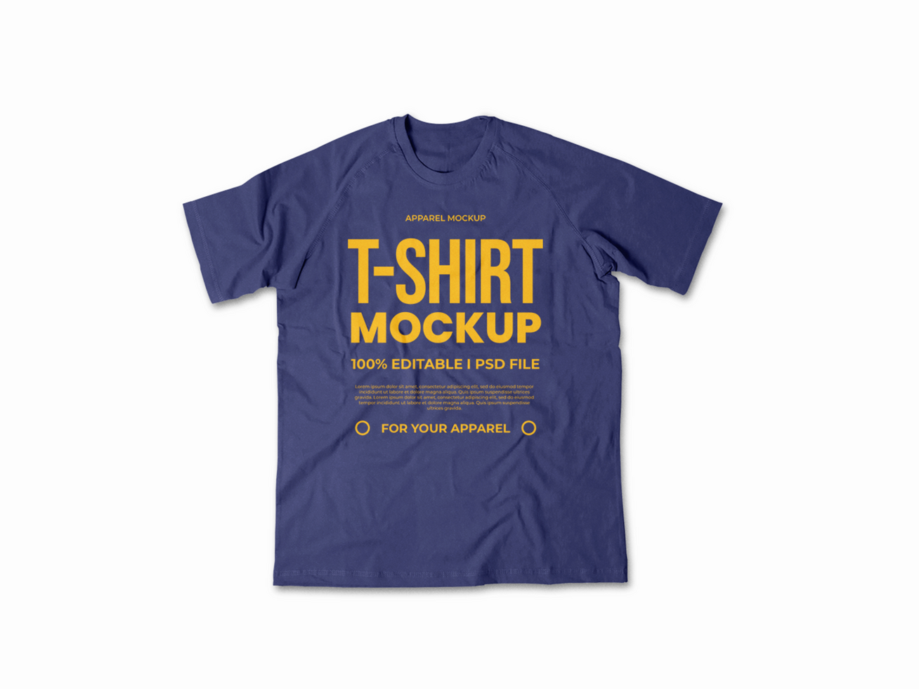 Tshirt mockup front view 3 psd