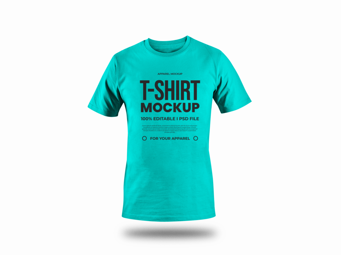 Tshirt mockup front view 4 psd