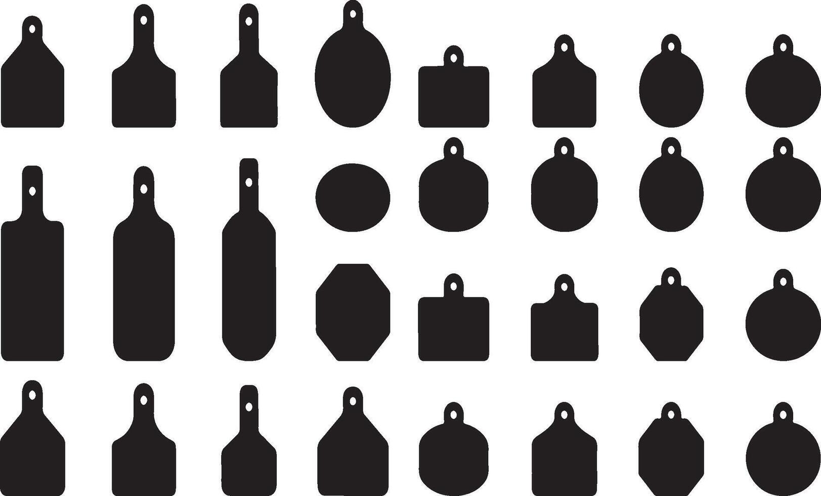 A collection of different types of knives and forks vector