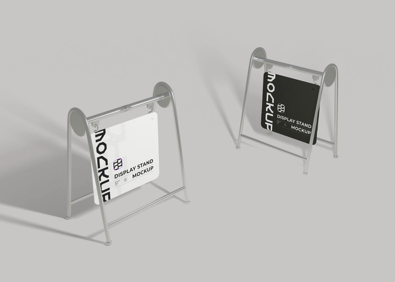 Promotional Display Stand Mockup for Premium Branding psd