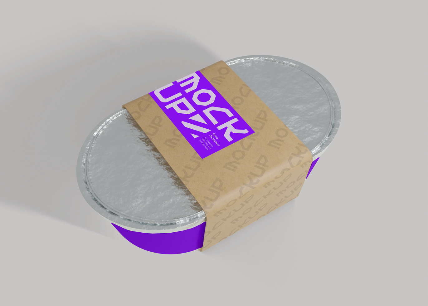 Food Container Mockup for Product Display psd