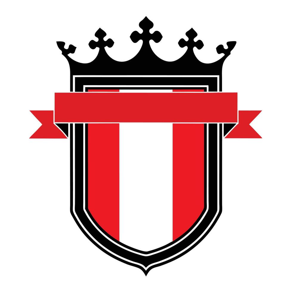 shield secure single red isolated icon with filled line style vector