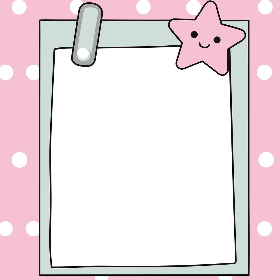 Cute funny clip board character. hand drawn cartoon kawaii character illustration icon. vector