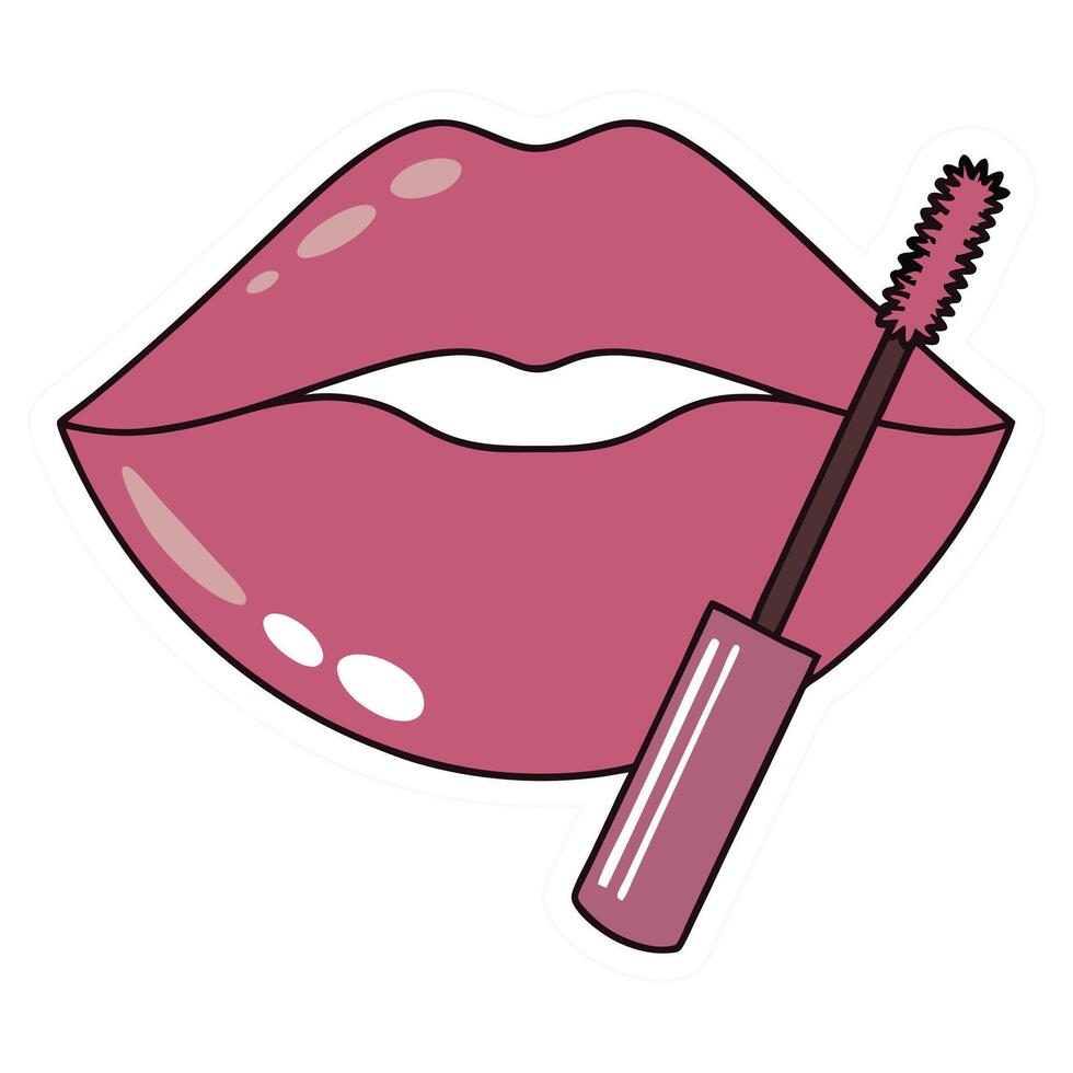 Hand drawn doodle fashion set. vector