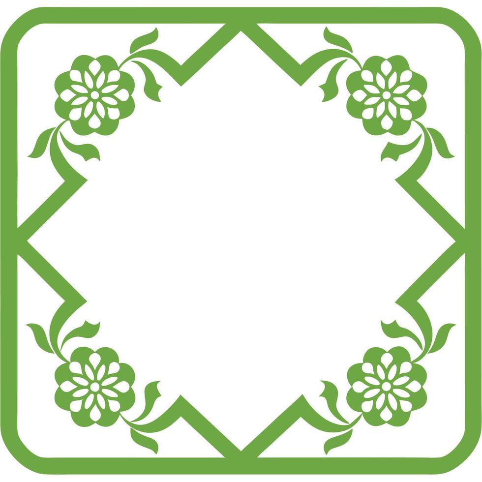 Seamless fluid green pattern with curving organic lines vector