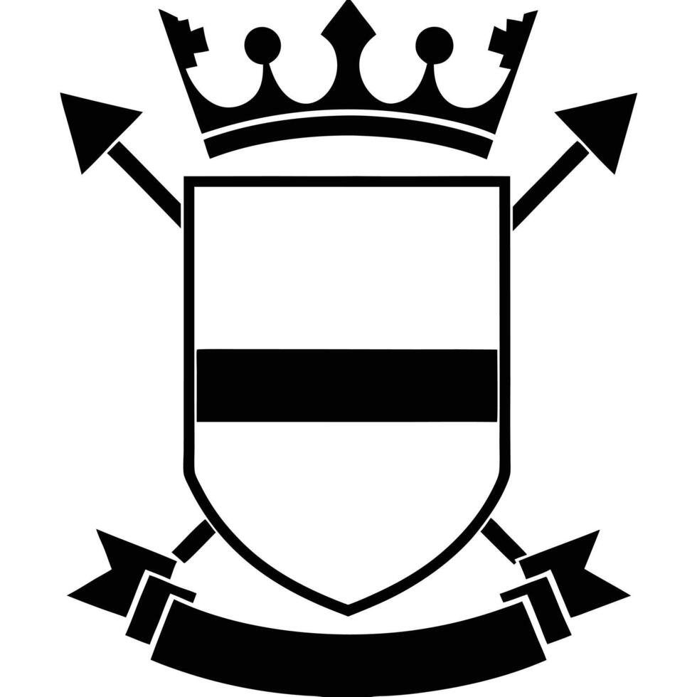 shield icon design template. vector