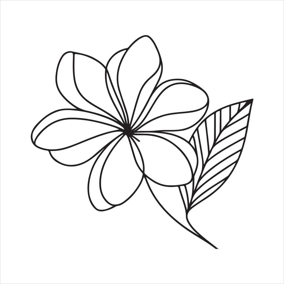 Single one line lily flower in single continuous line drawing style black silhouette white background vector