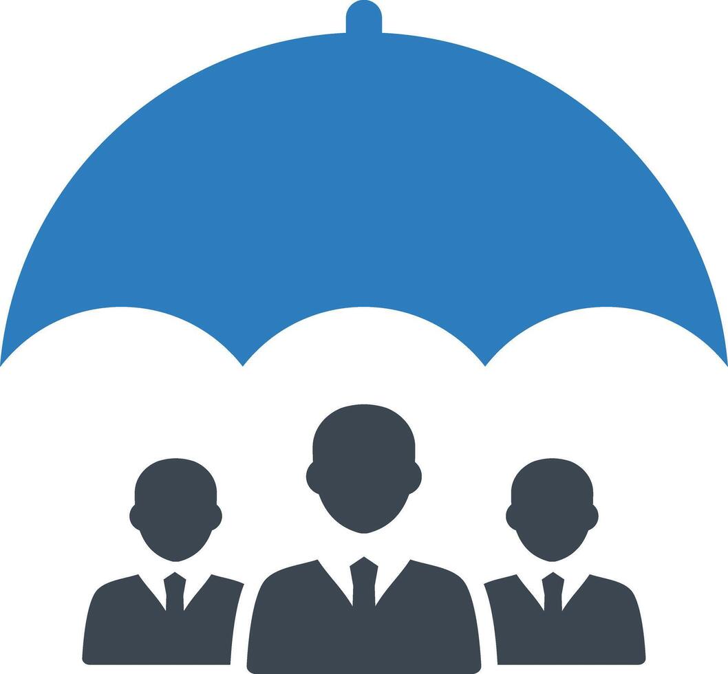 Employee protection icon vector