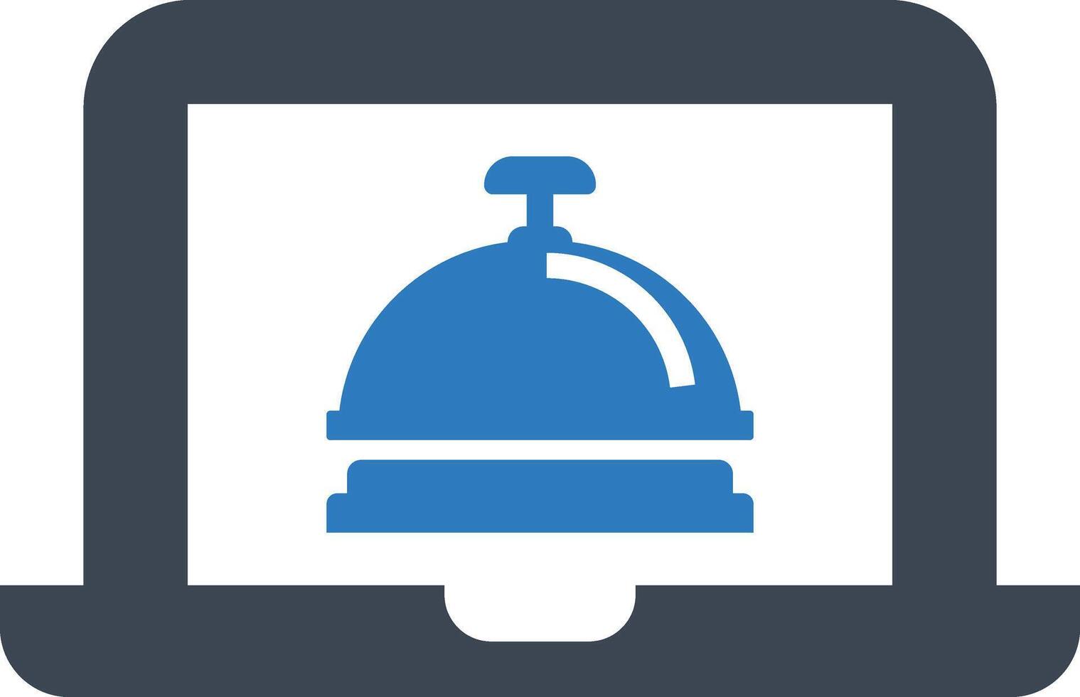 Online booking icon vector