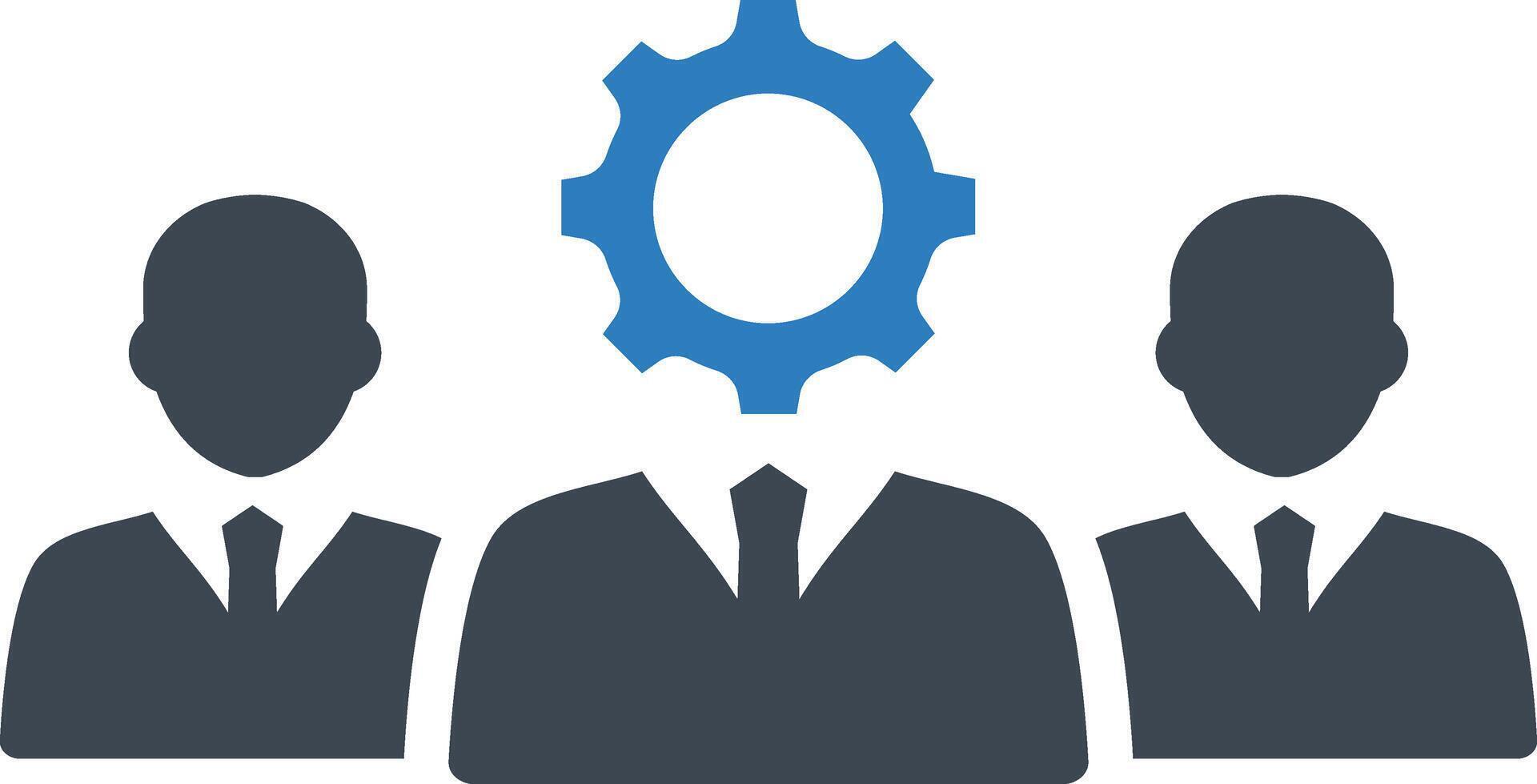 Business setting icon vector
