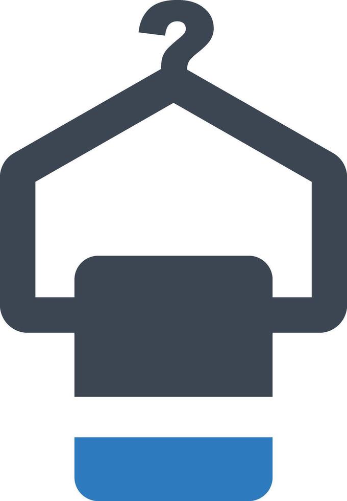 Clothes hanger icon vector