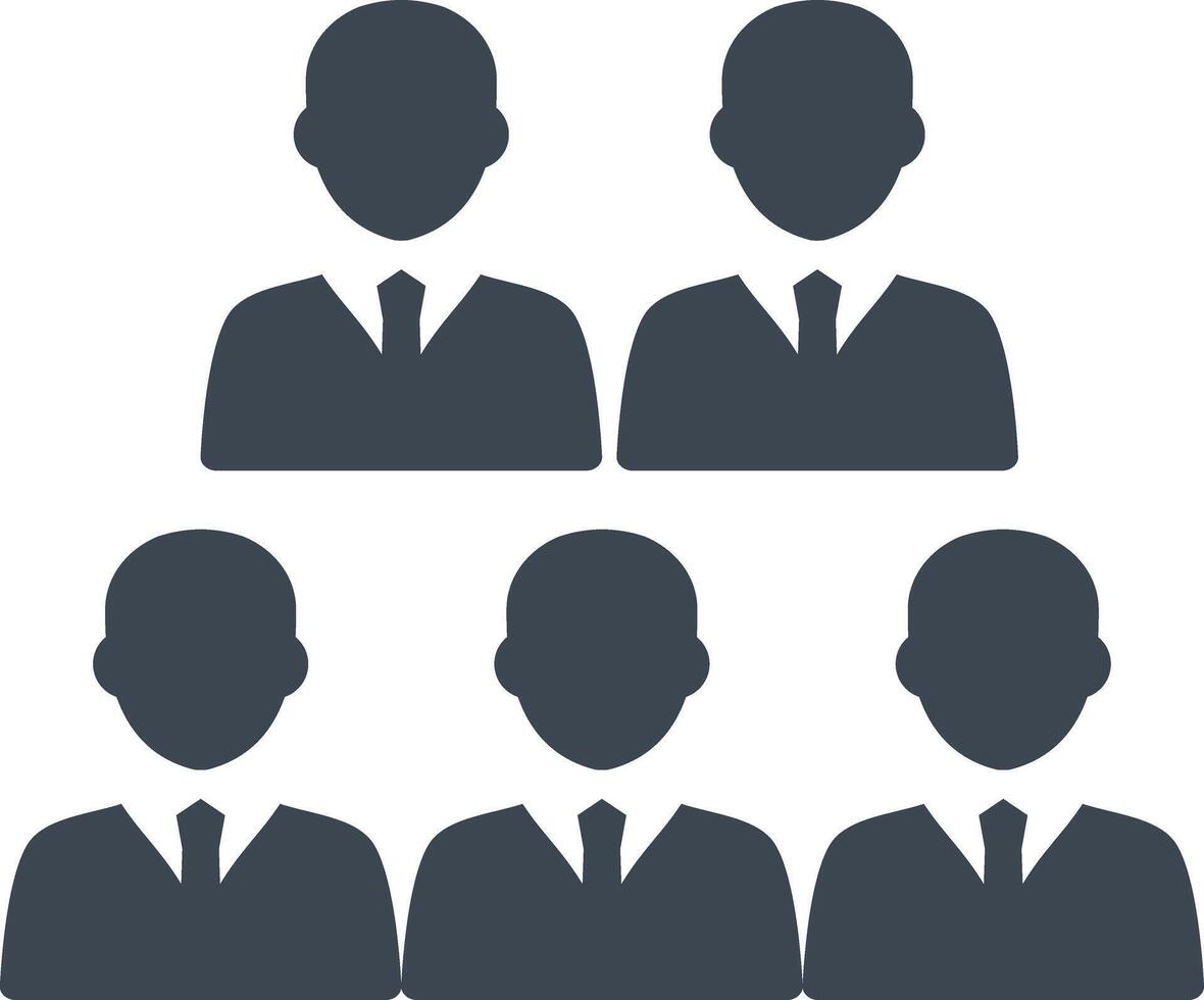 Man group icon vector