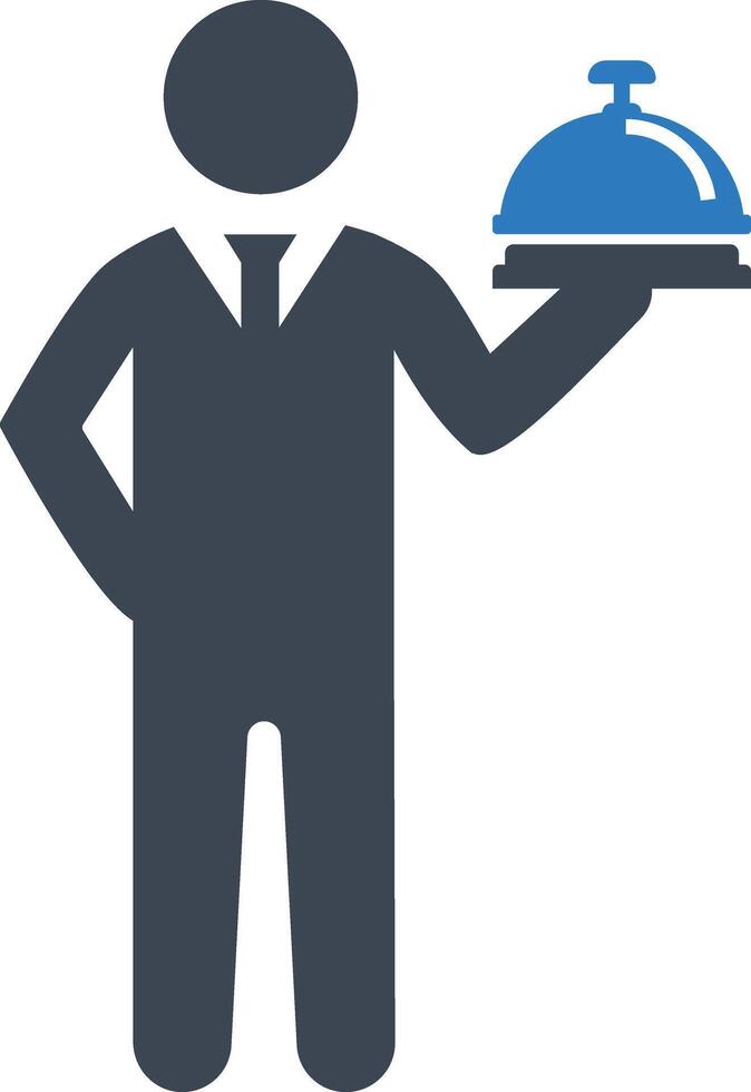 Hotel service icon vector