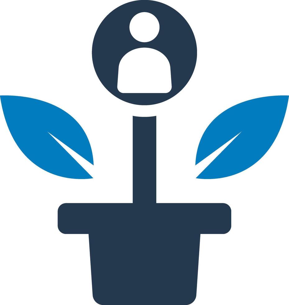 Career growth icon vector