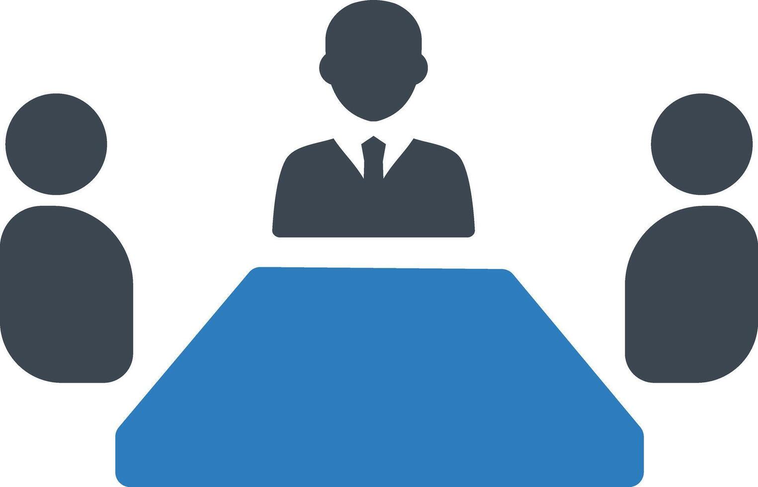 Business discussionn icon vector