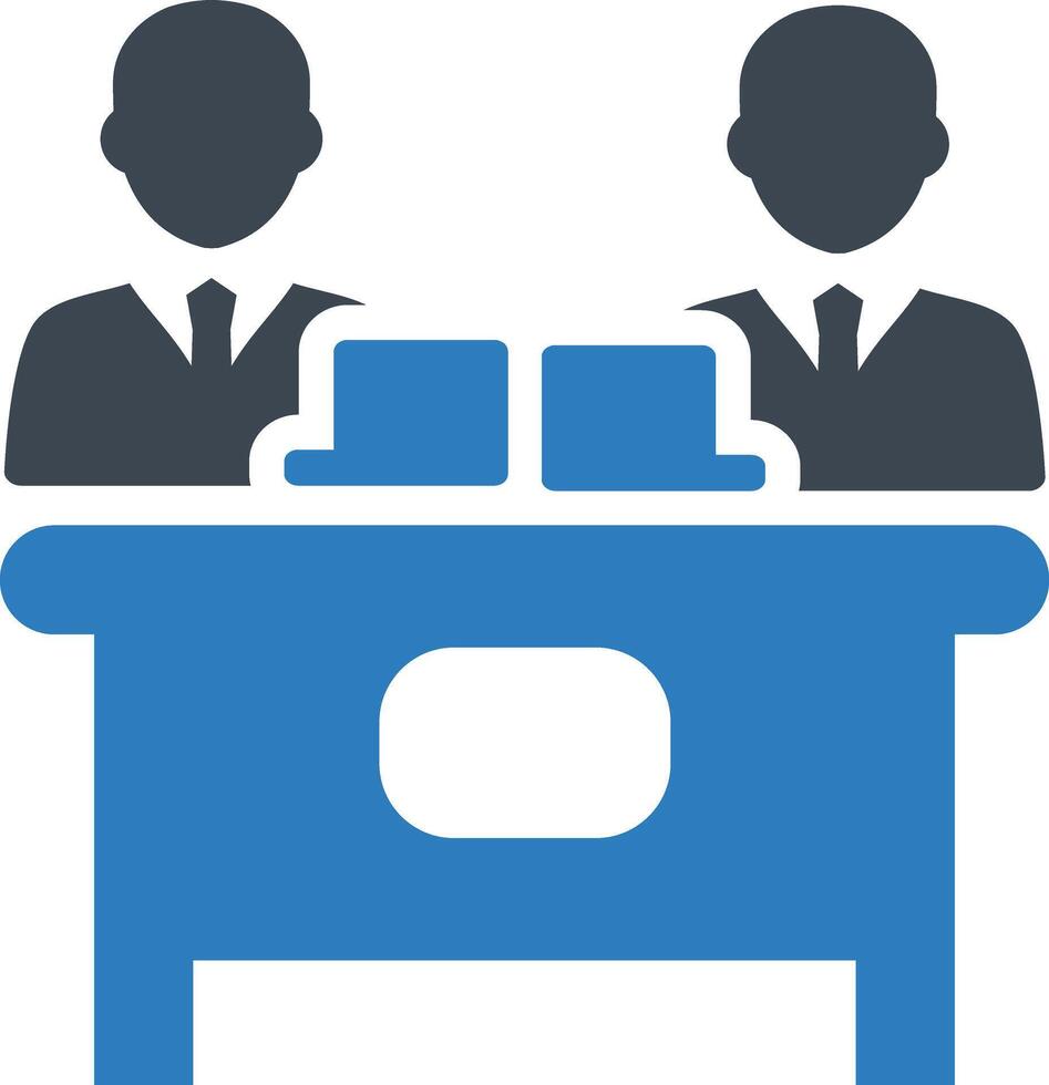 Business teamwork icon vector