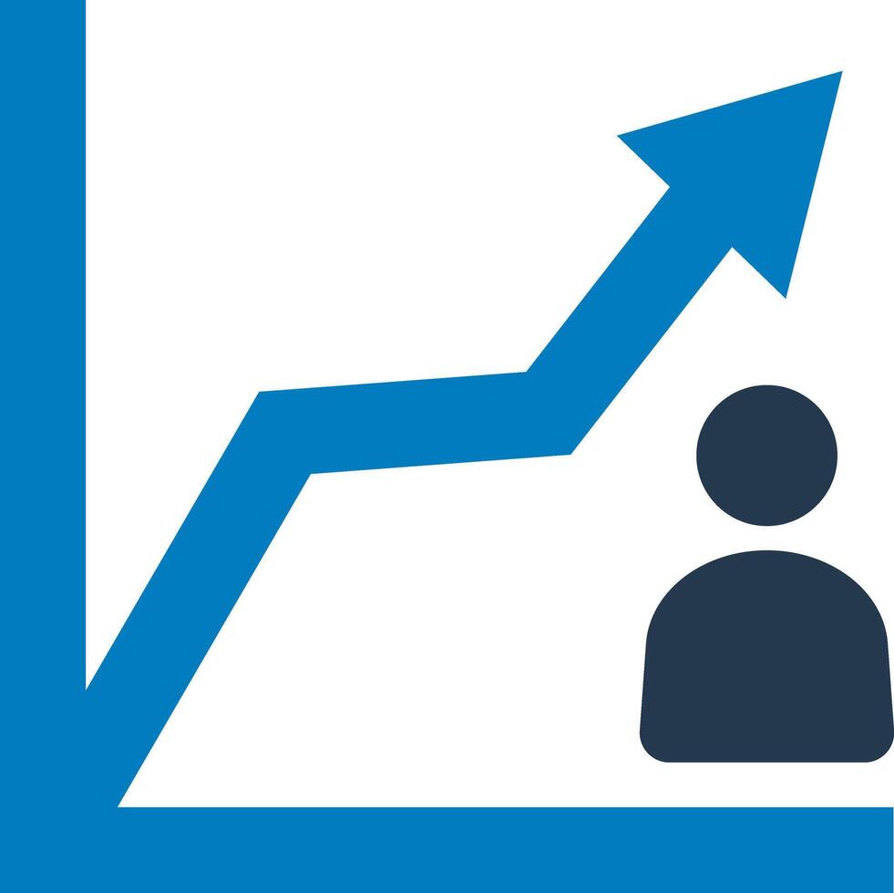 Report worker icon vector