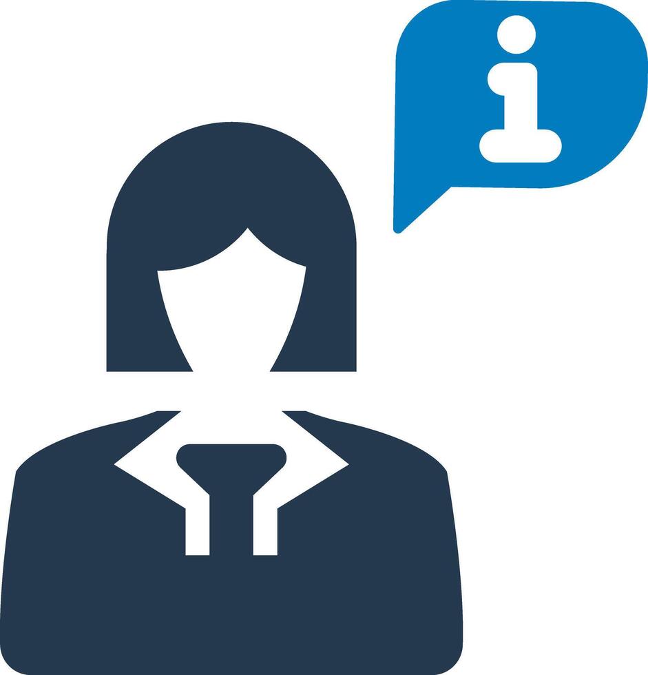 Interview speech icon vector