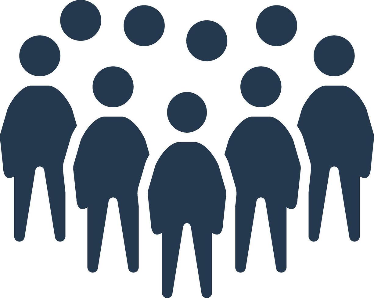 People team icon vector