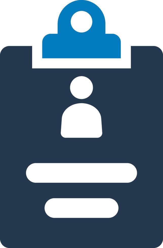 Resume account icon vector